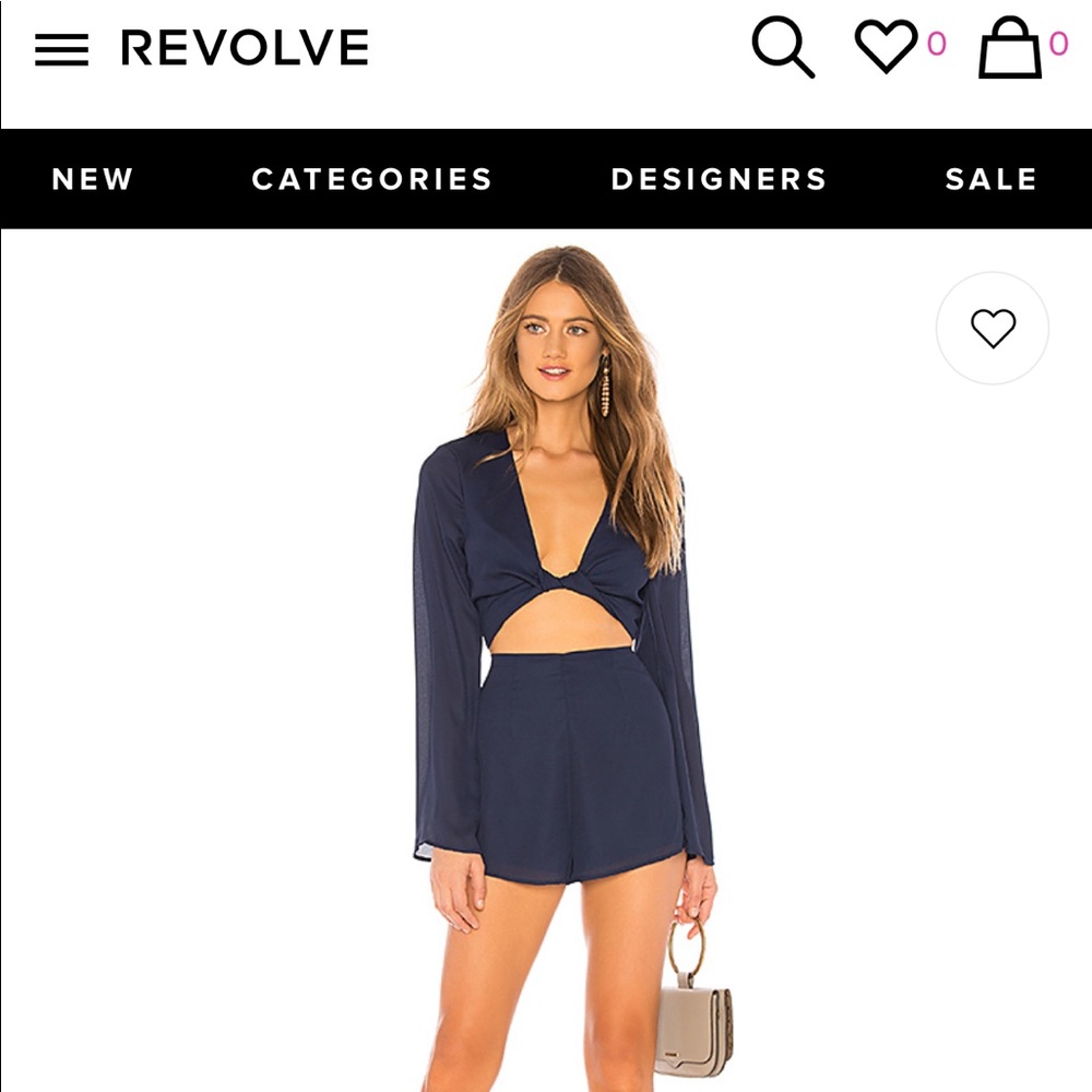 Revolve Romper - worn once!!